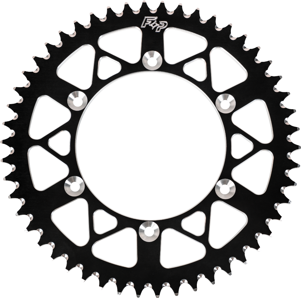 REAR SPROCKET ALUMINUM 50T-520 BLK HON/YAM#mpn_208-50 BLK