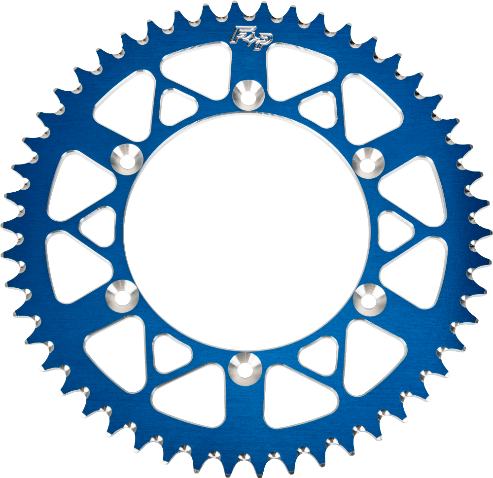 REAR SPROCKET ALUMINUM 50T-520 BLU HON/YAM#mpn_208-50 BLU