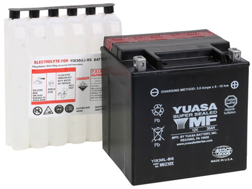 YUASA YIX30-L-BS-PW HIGH PERFORMANCE, MAINTENCE FREE#mpn_YUAM6230XPW