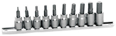 10PC MET HEX BIT SOCKET SET#mpn_W1388