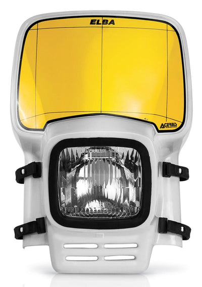 HEADLIGHT ELBA 2 WHITE 12V/35W #2633050002