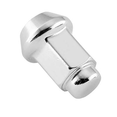 3/8"-24 TAPERED CHROME LUG NUT - BOX OF 16#mpn_ALUG13BX