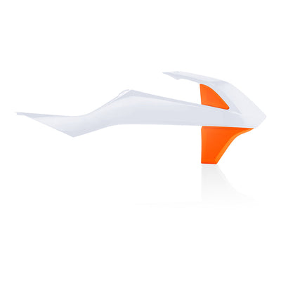 RADIATOR SHROUD WHITE/ORANGE #2685965412