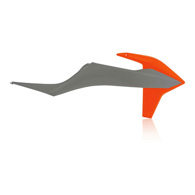 RADIATOR SHROUDS KTM GREY/ORANGE#mpn_2726511294