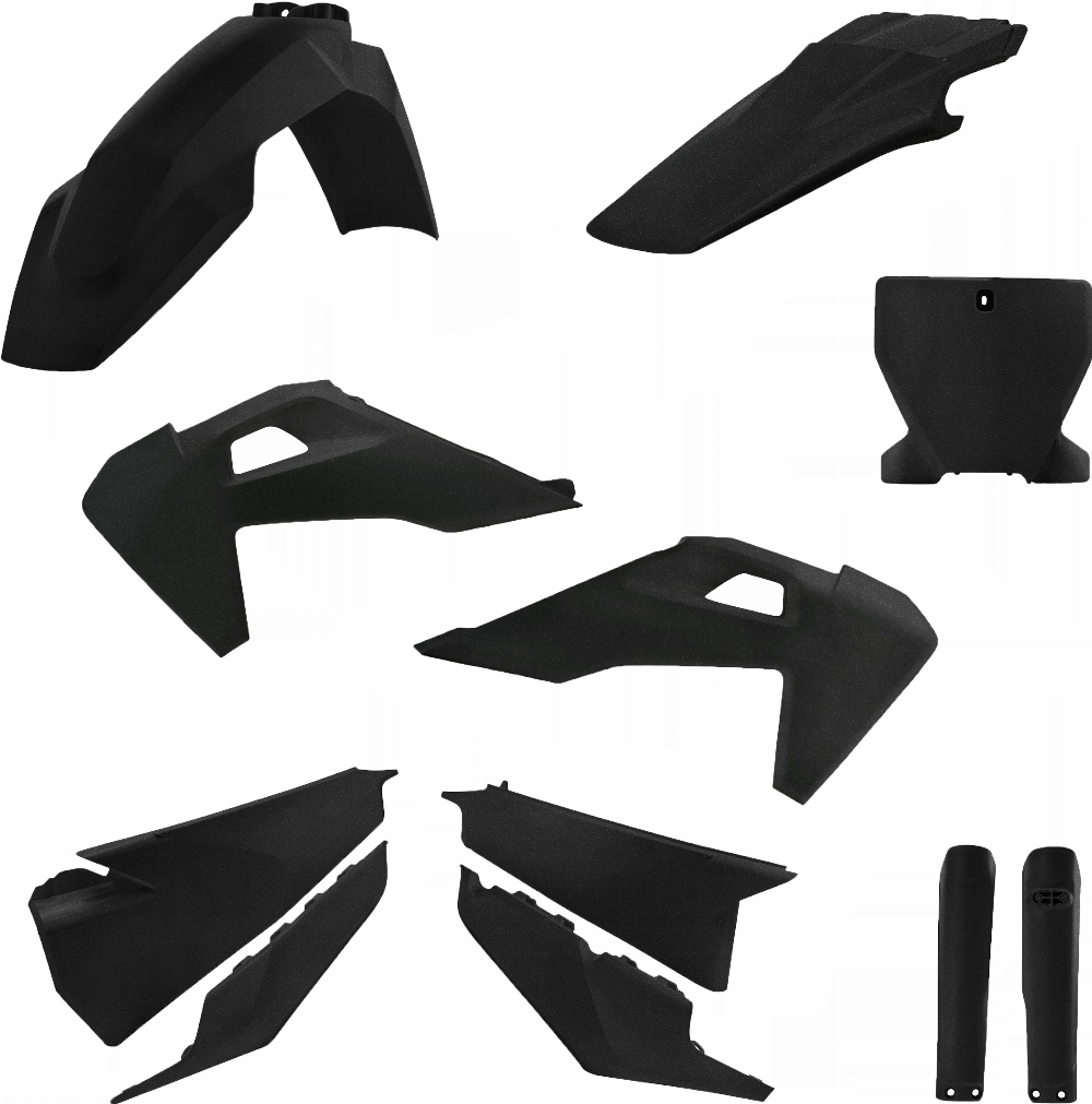 FULL PLASTIC KIT HUS BLACK METALLIC #2726557440