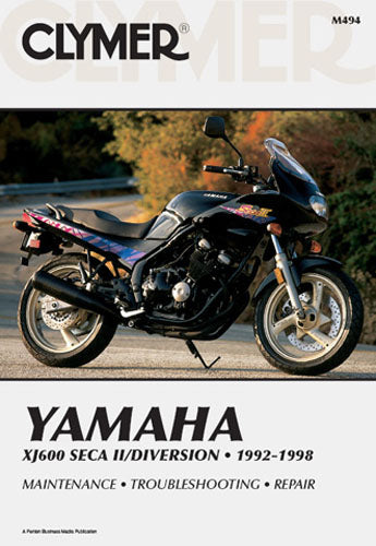 CLYMER MANUAL YAM XJ600 SECA II 92-98#mpn_CM494
