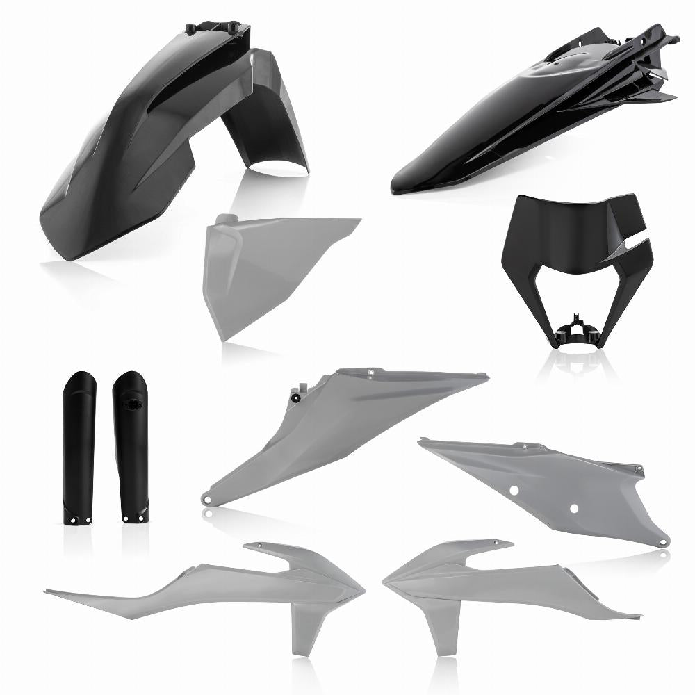 FULL PLASTIC KIT KTM GREY/BLACK #2791541001