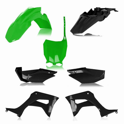 FULL PLASTIC KIT HON GREEN/BLACK #2861931089