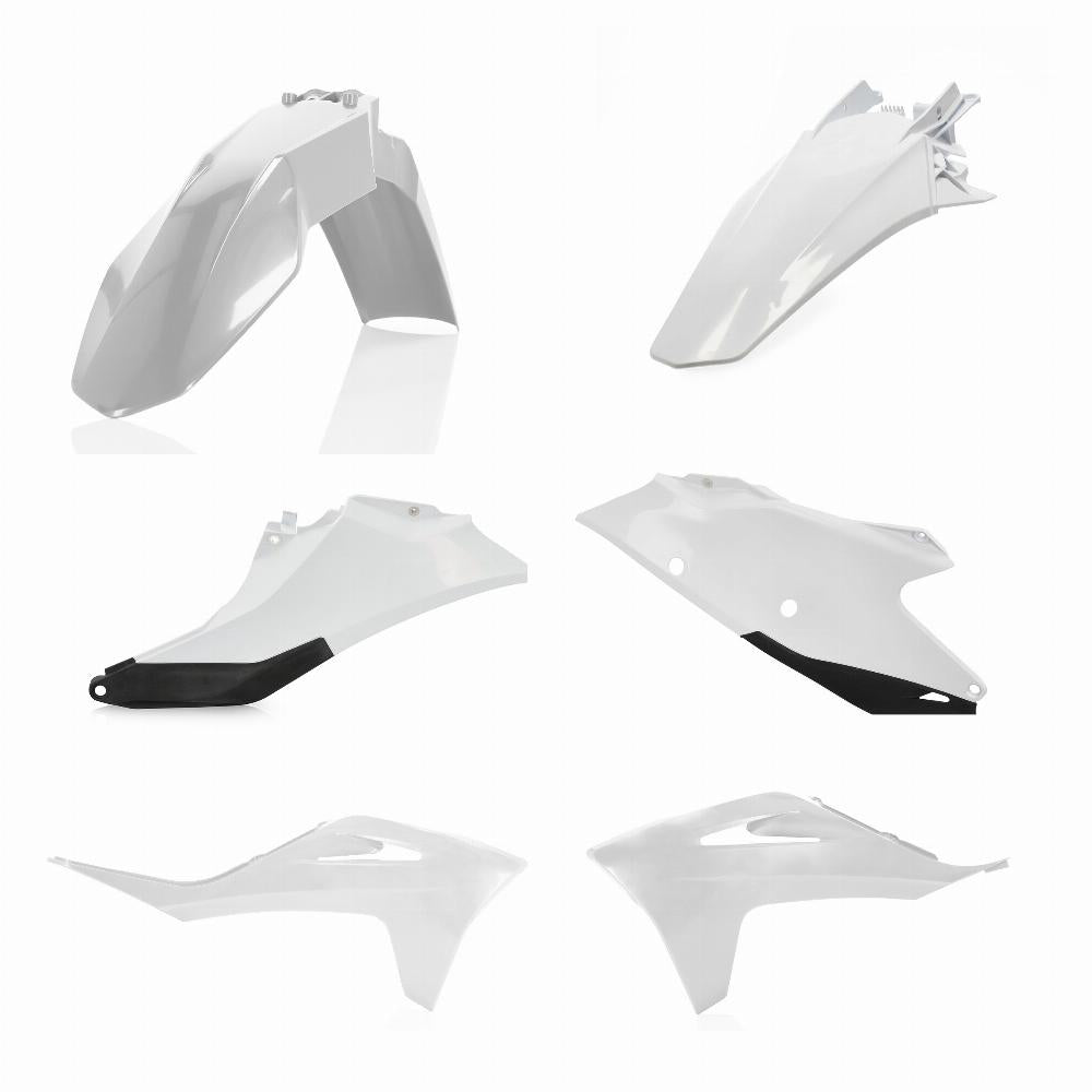 PLASTIC KIT GAS/KTM WHITE/BLACK #2872781035