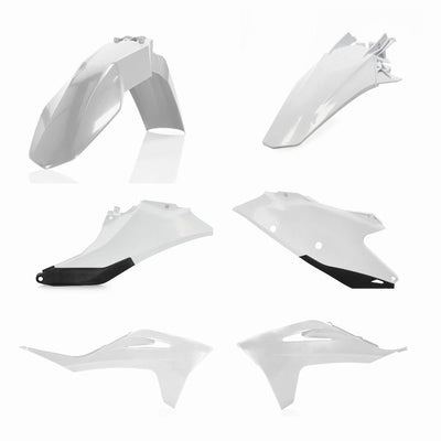 PLASTIC KIT GAS/KTM WHITE/BLACK #2872781035