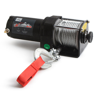 EXPEDITION WINCH 3500LB 2-BOLTSTEEL CABLE W ROLLER FAIRLEAD#mpn_431-01022