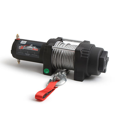 EXPEDITION WINCH 3500LB 4-BOLTSTEEL CABLE W ROLLER FAIRLEAD#mpn_431-01023
