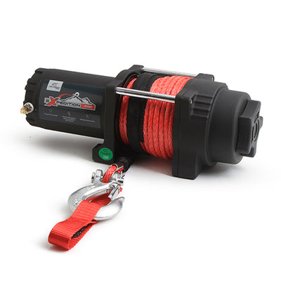 EXPEDITION WINCH 3500LB 4-BOLTSYNTHETIC ROPE HAWSE FAIRLEAD#mpn_431-01024