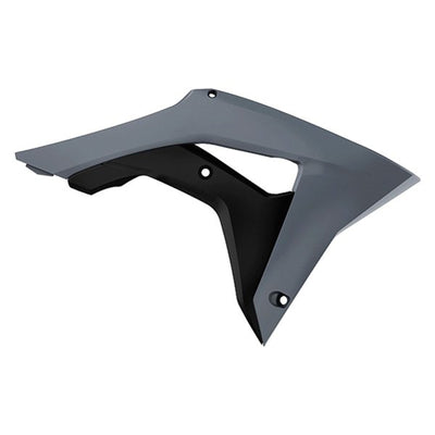 POLISPORT  RADIATOR SCOOPS HONDA, NARDO GREY#mpn_8414800007