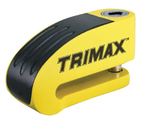 Trimax TAL88YL Alarm Disc Lock with 10 mm Pin - Yellow #TAL88YL