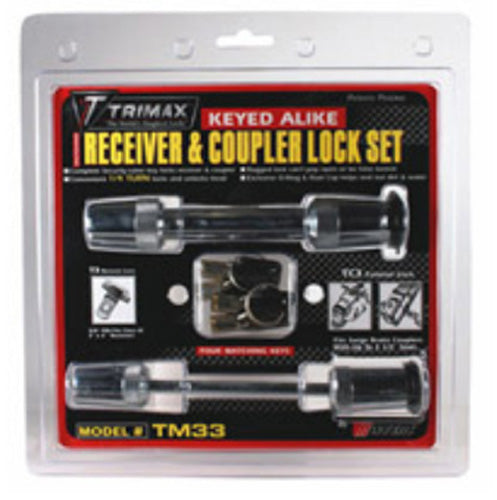 TRIMAX 5/8" RECEIVER LOCK & 3-1/2" SPAN COUPLER LOCK#mpn_TM33