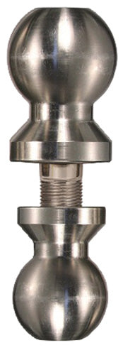 TRIMAX 2" & 2-5/16 DOUBLE TOW BALL CHROME#mpn_TDBC22516