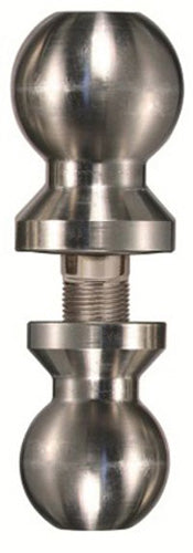 TRIMAX 2" & 2-5/16 DOUBLE TOW BALL STAINLESS STEEL#mpn_TDBSX22516