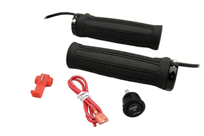 HEATED CLAMP-ON GRIP KIT WITH HIGH/LOW ROUND ROCKER SWITCH#mpn_215049