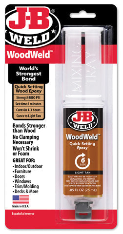 Jb Weld 50151 Woodweld Syringe - 25 ml #50151