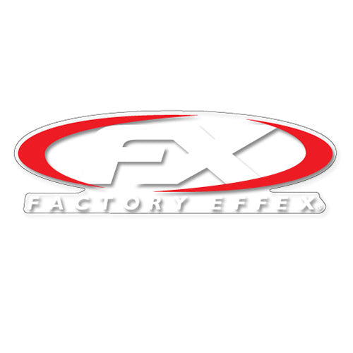 Factory Effex 07-00006 Promo Sticker 22" - Red #07-00006