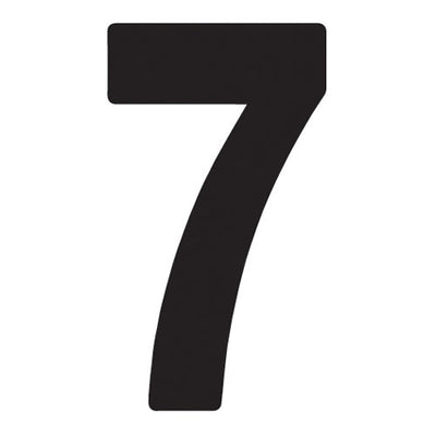 Factory Effex 247362 Pro Number 4" Black - 7 #04-2577