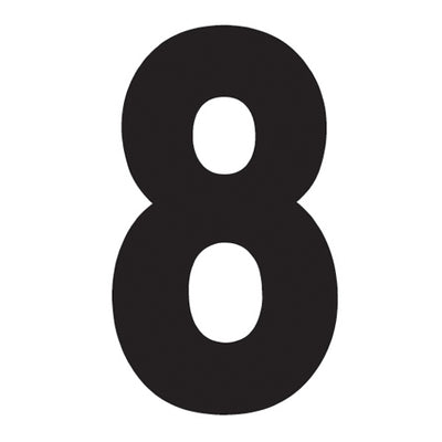 FX 2015 NUMBERS PRO 4" BLACK 8#mpn_04-2578