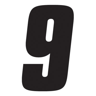 FX 2015 NUMBERS FACTORY 4" BLACK 9#mpn_08-90009
