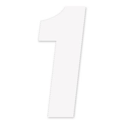 FX 2015 NUMBERS FACTORY 4" WHITE 1#mpn_08-90011