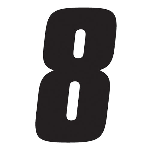 FX 2015 NUMBERS FACTORY 6" BLACK 8#mpn_08-90048