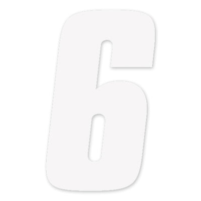 FX 2015 NUMBERS FACTORY 6" WHITE 6#mpn_08-90056