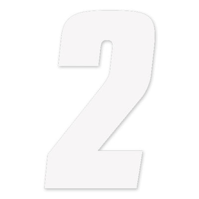 FX 2015 NUMBERS FACTORY 7" WHITE 2#mpn_08-90092