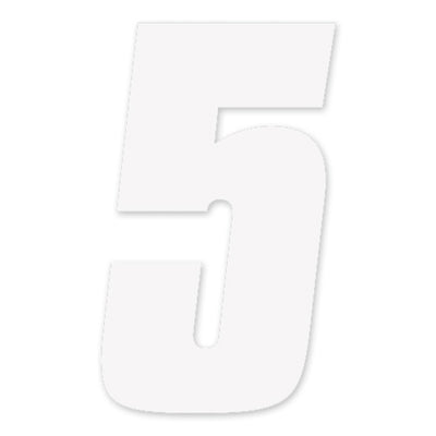 FX 2015 NUMBERS FACTORY 7" WHITE 5#mpn_08-90095