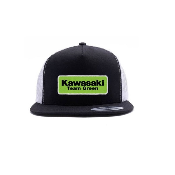 FACTORY EFFEX KAW TEAM GREEN SNAPBACK HAT/ BLACK-WHITE MESH OS#mpn_22-86102