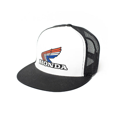 Factory Effex 18-86302 Vintage Snapback Hat - White/Black (One Size) #18-86302