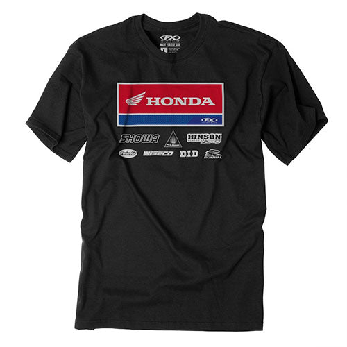 Factory Effex 24-87326 Racewear T-Shirt-Black-XL #24-87326