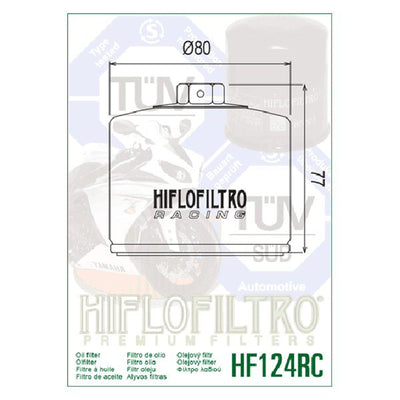 Hi-Flo HF124RC Oil Filter #HF124RC