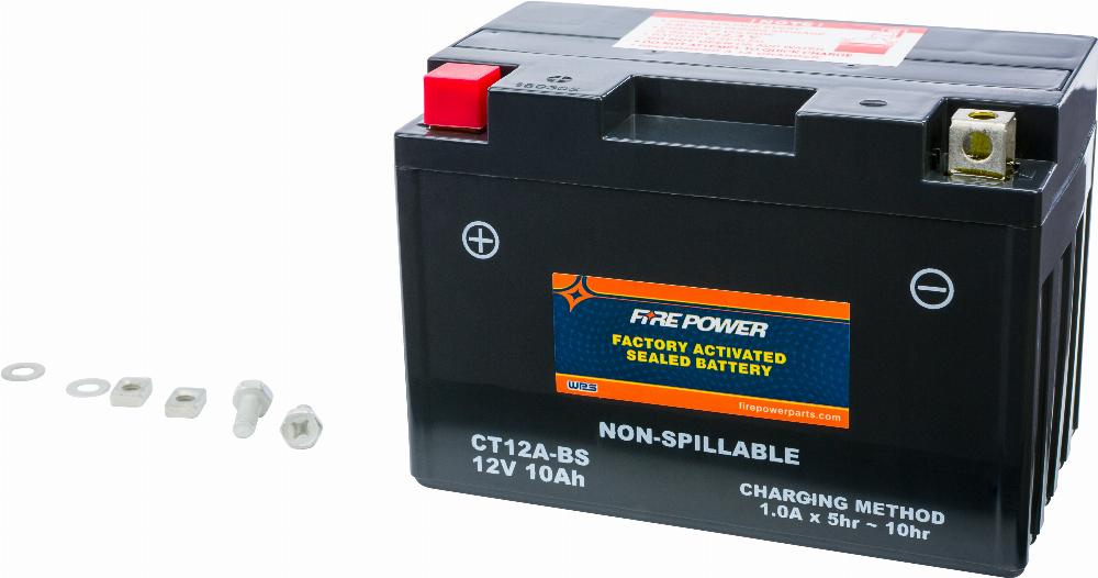 Fire Power CT12A Sealed Factory Activated Battery #CT12A-BS