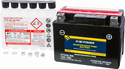 Fire Power CTX4L-BS Fire Power Maintenance Free Battery #CTX4L-BS
