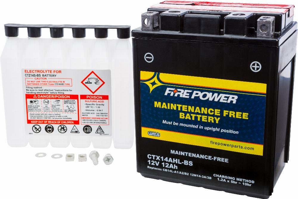 BATTERY CTX14AHL-BS MAINTENANCE FREE#mpn_CTX14AHL-BS