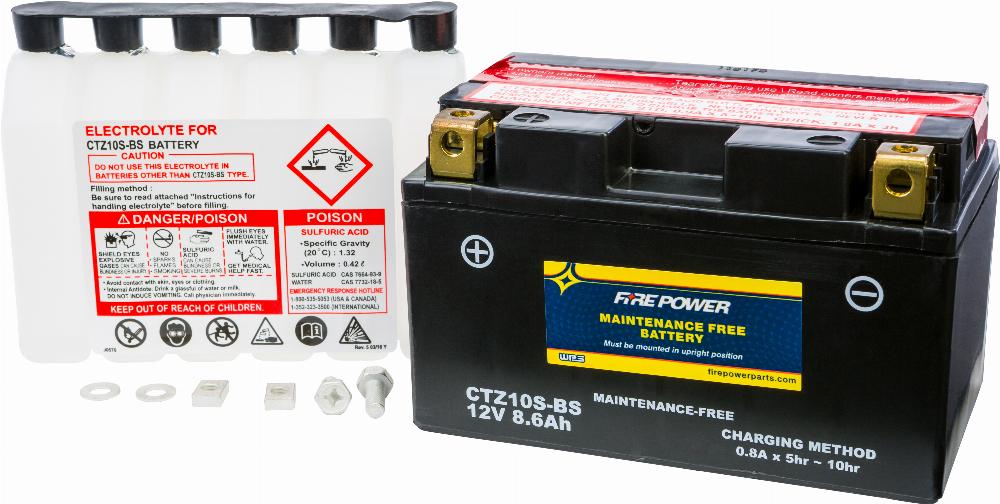 BATTERY CTZ10S-BS MAINTENANCE FREE #CTZ10S-BS