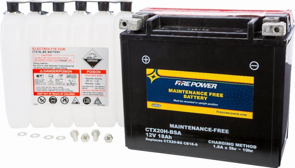 BATTERY CTX20H-BSA MAINTENANCE FREE #CTX20H-BSA