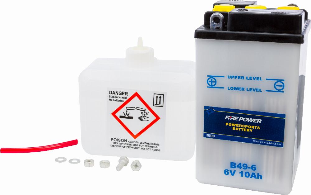 BATTERY W/ACID B49-6 6V#mpn_B49-6