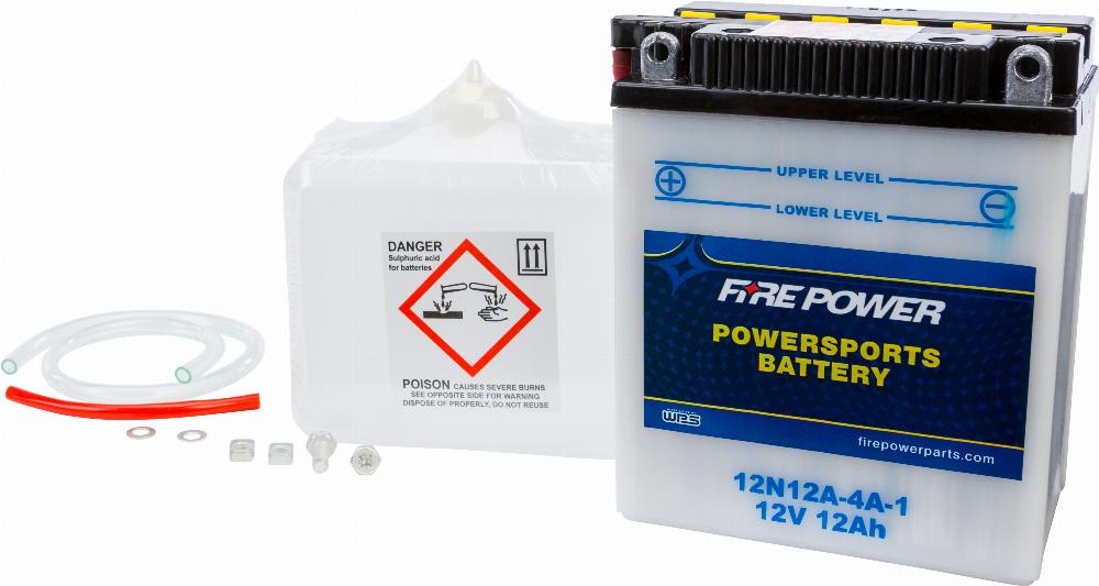 BATTERY W/ACID 12N12A-4A-1 12V#mpn_12N12A-4A-1