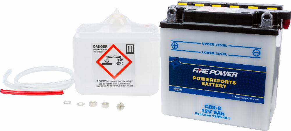 BATTERY W/ACID CB9-B 12V HEAVY DUTY#mpn_CB9-B