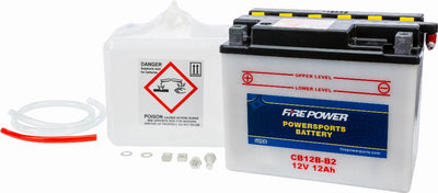 BATTERY W/ACID CB12B-B2 12V HEAVY DUTY #CB12B-B2