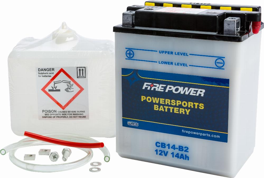 BATTERY W/ACID CB14-B2 12V HEAVY DUTY#mpn_CB14-B2