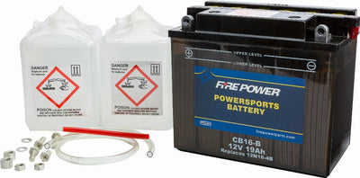 BATTERY W/ACID CB16-B 12V HEAVY DUTY #CB16-B