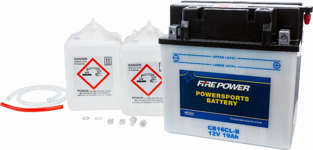 BATTERY W/ACID CB16CL-B 12V HEAVY DUTY #CB16CL-B