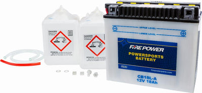 BATTERY W/ACID CB18L-A 12V HEAVY DUTY #CB18L-A